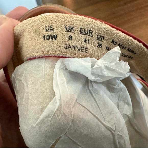 SOUL Naturalizer Womens Jayvee Red Faux Leather Slingback Sandals New - Picture 5 of 5